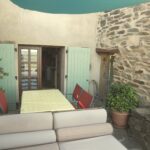 La terrasse privative du gite les murettes 8